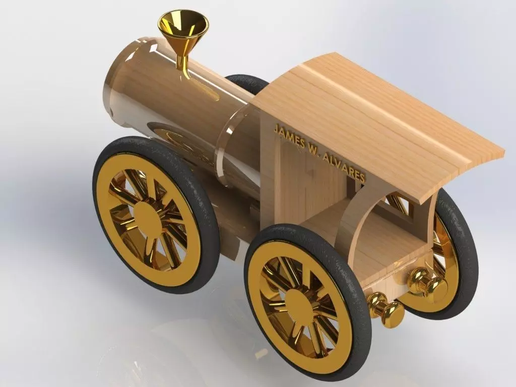 Trem  Train Free 3D model_0