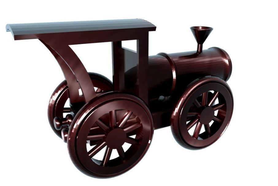 Trem  Train Free 3D model_5