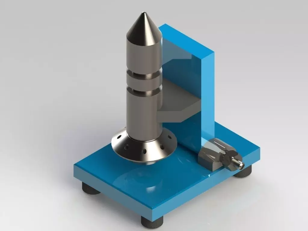 Base de Lanamento Foguete Free 3D model