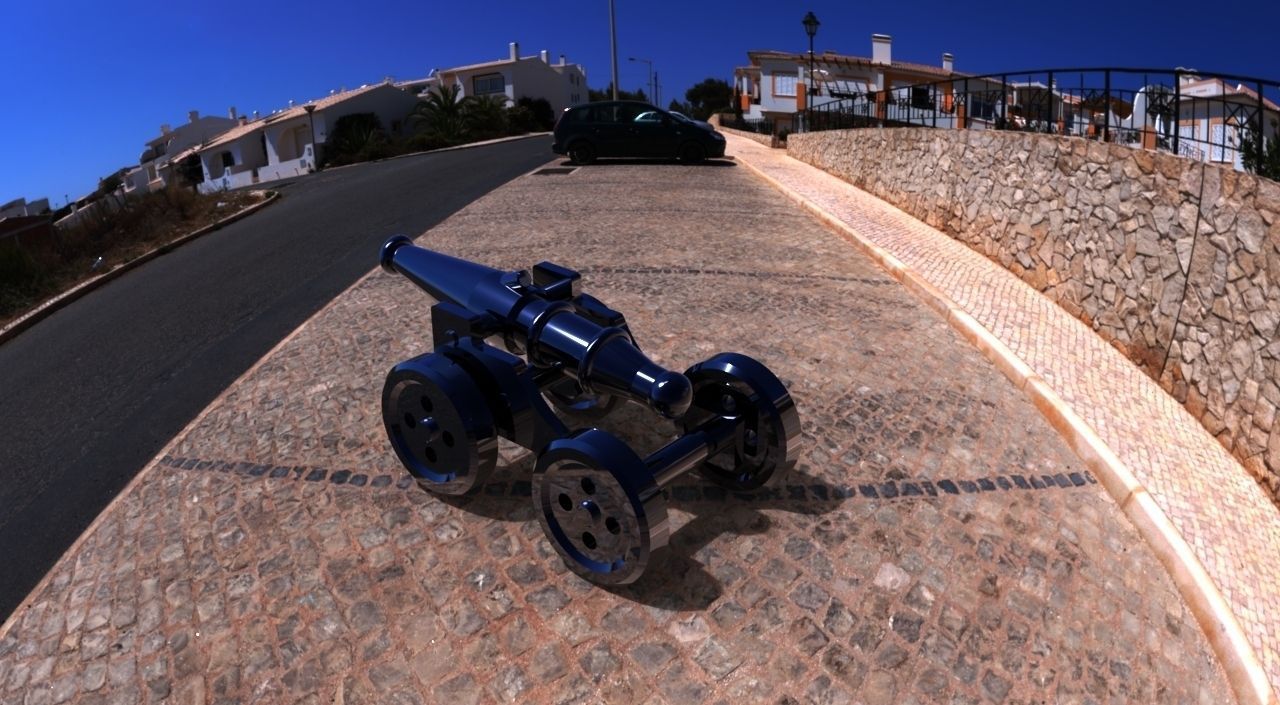 Canho  Cannon Free 3D model_5