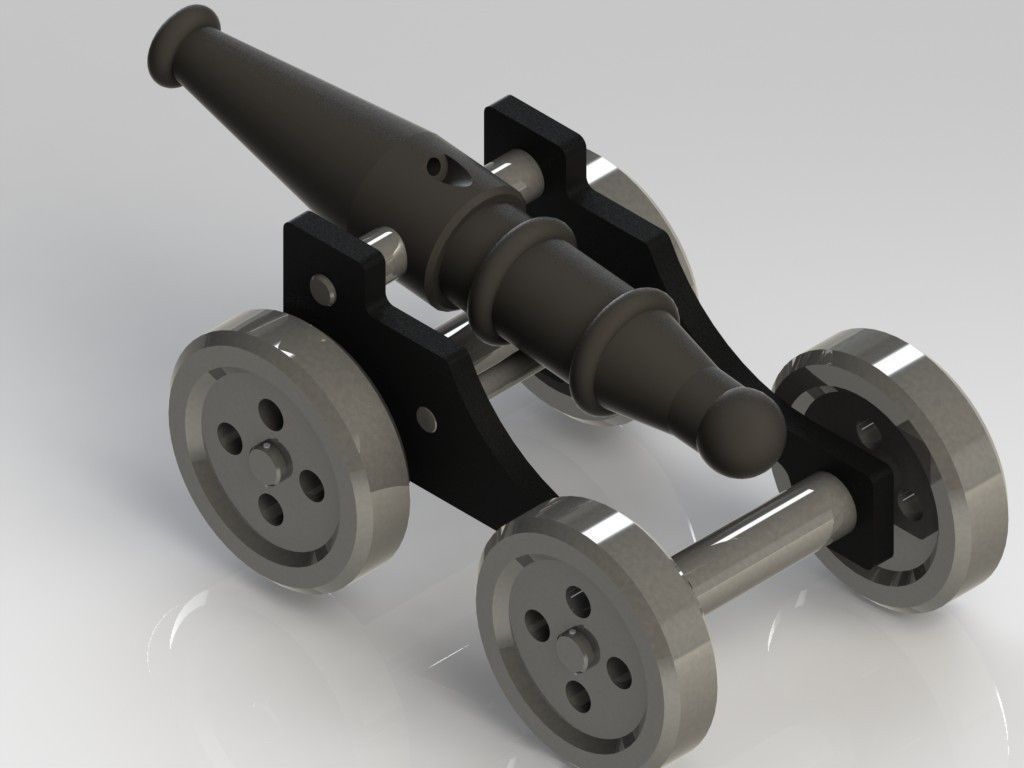 Canho  Cannon Free 3D model_1