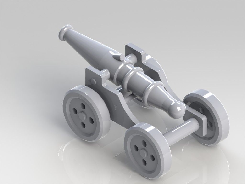 Canho  Cannon Free 3D model_2