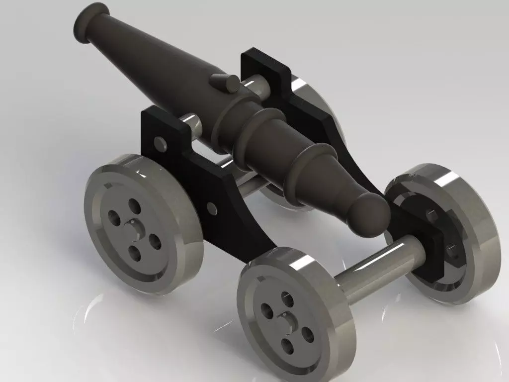 Canho  Cannon Free 3D model_0