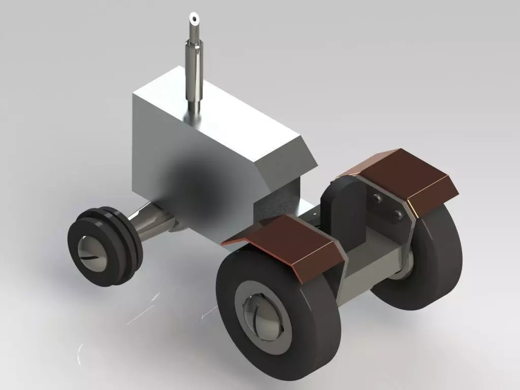 Trator Tractor Free 3D model_0