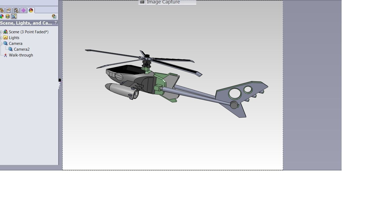 STICK HELICOPTER Free 3D model_2