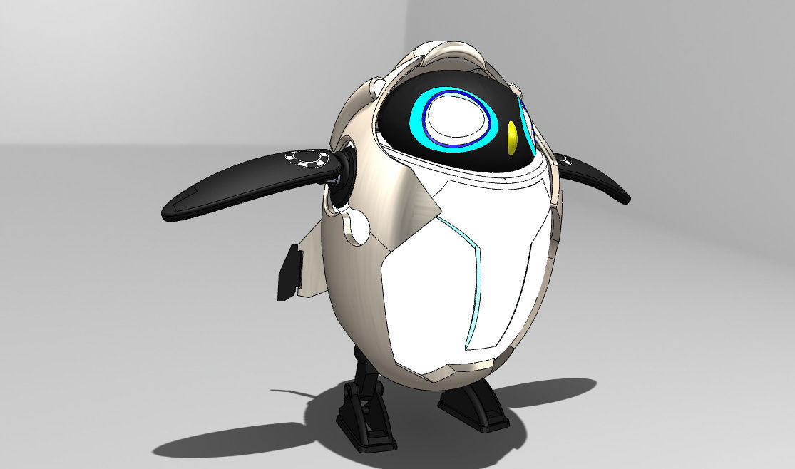 Pingu penguin Free 3D model_1