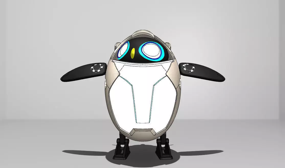 Pingu penguin Free 3D model_0