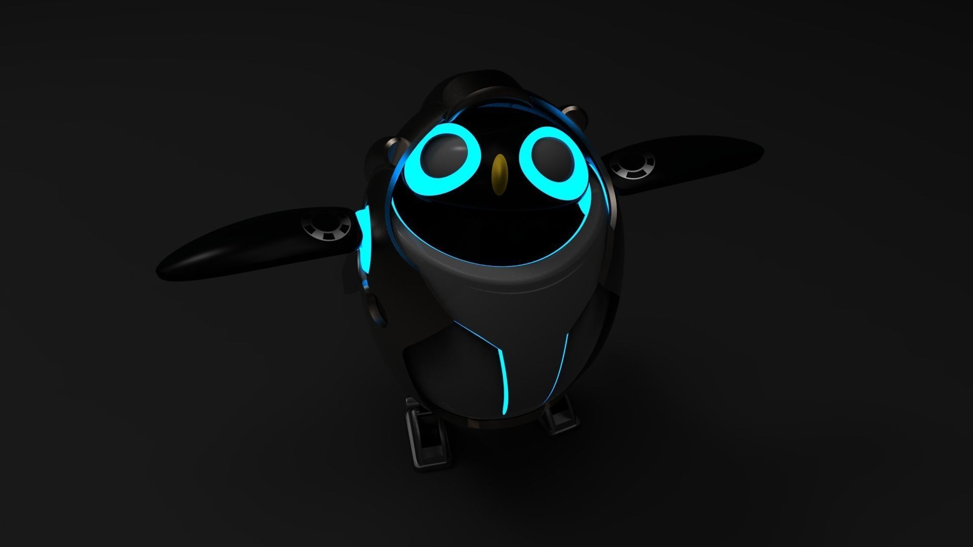 Pingu penguin Free 3D model_10