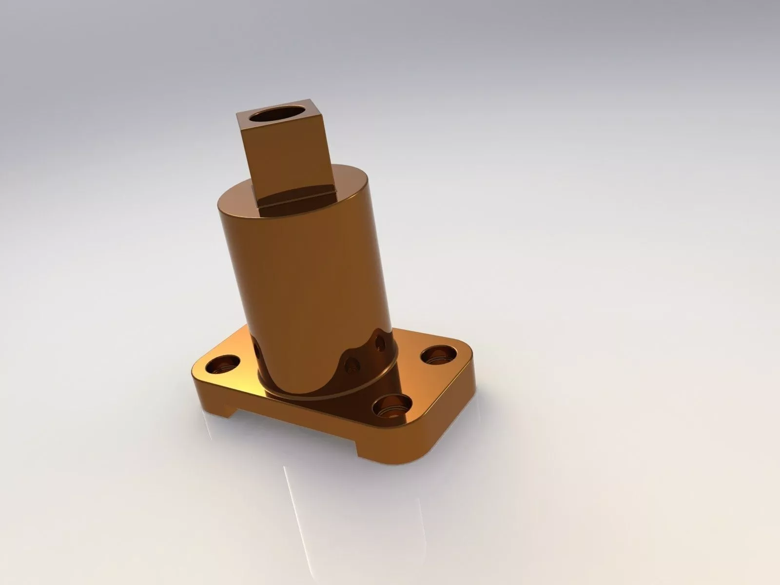 Part 1 copper metal Free 3D model