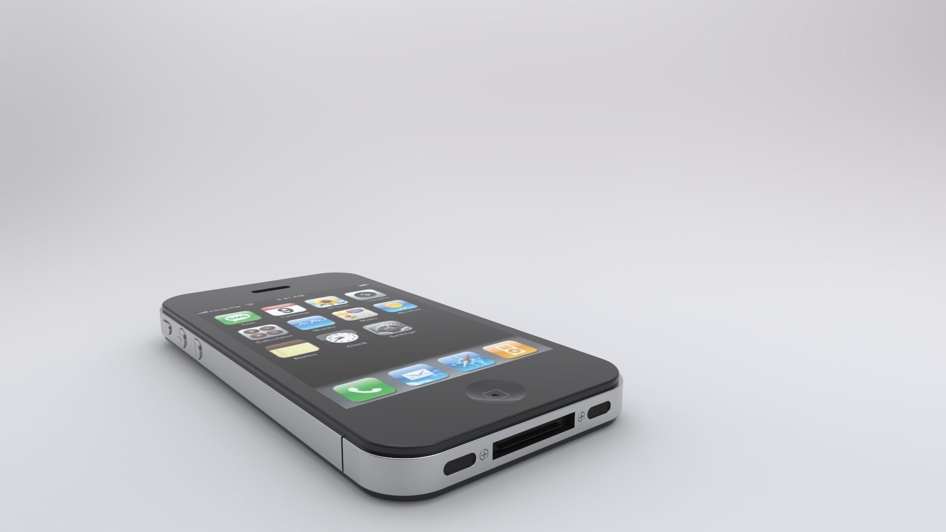 iPhone 4 Free 3D model_1