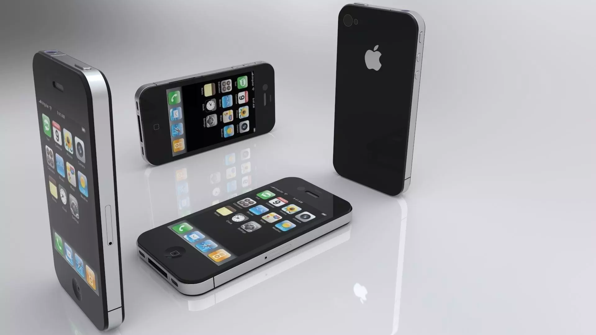 iPhone 4 Free 3D model_0