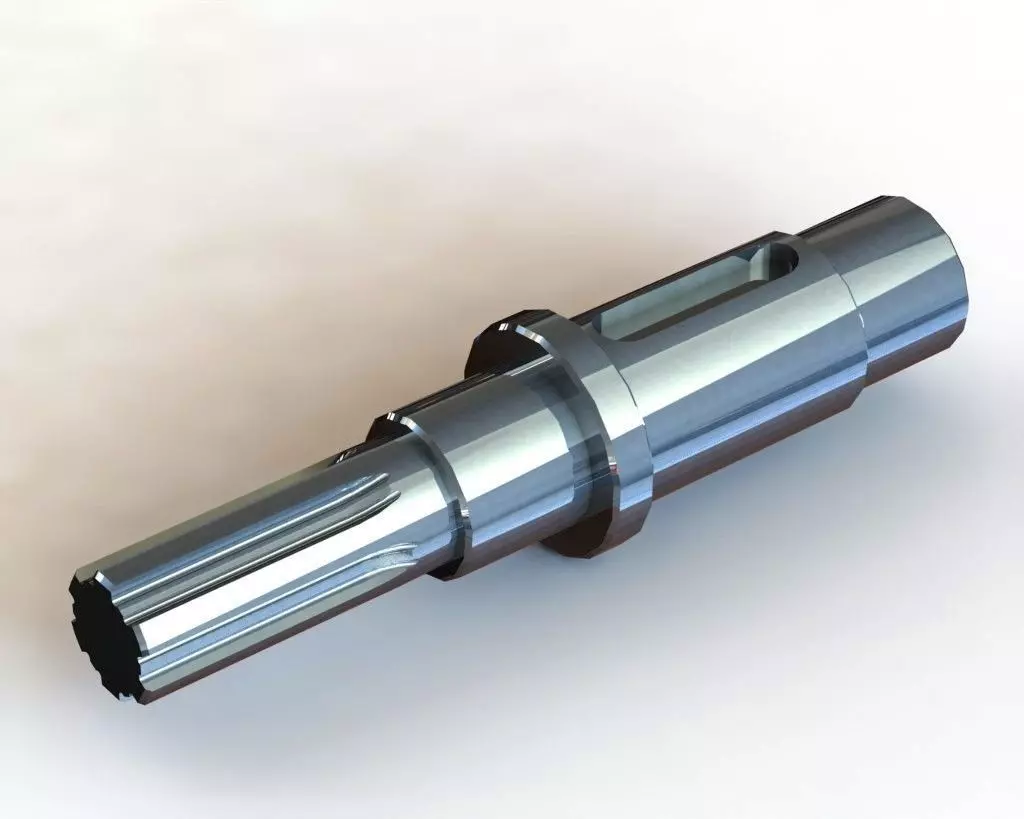 Shaft stainless steel tool Free 3D model