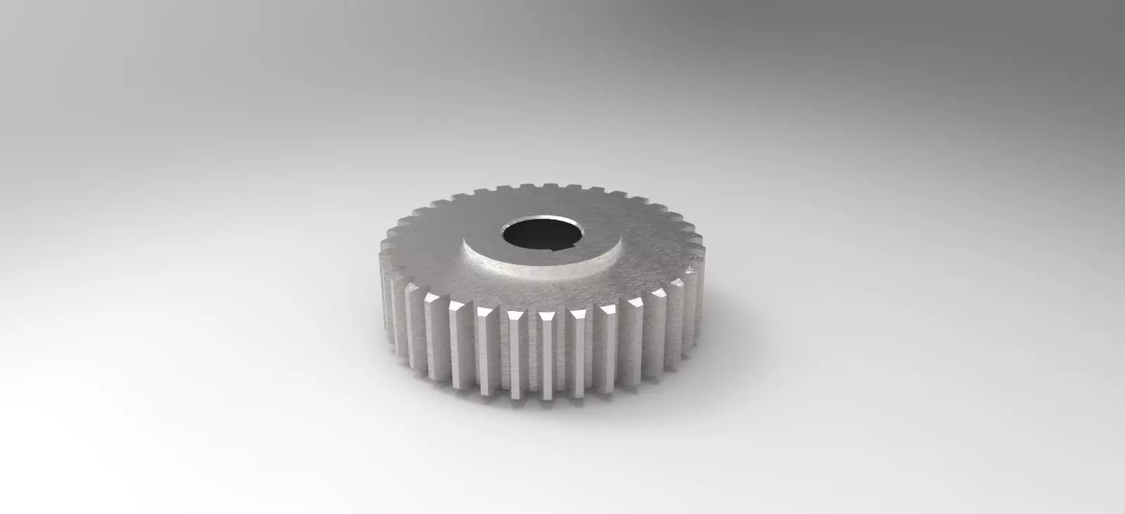 Cylindrical gears with straight teeth Free 3D model