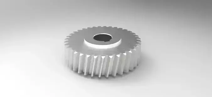 Cylindrical helical gear