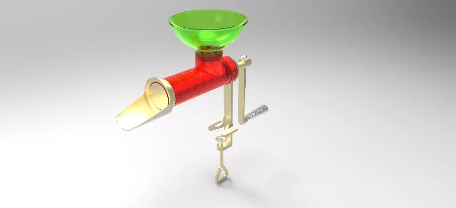 Grinder for straining vegetables Free 3D model