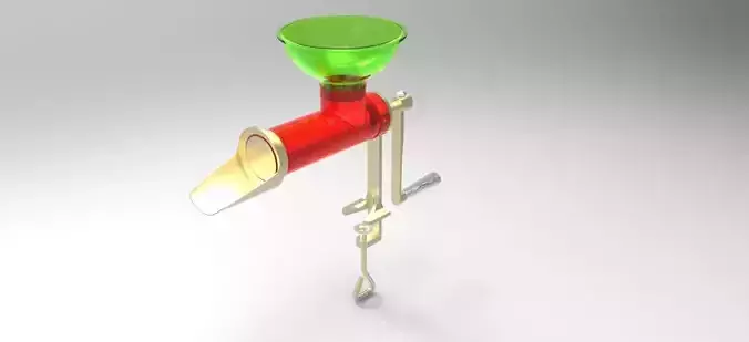 Grinder for straining vegetables Free 3D model