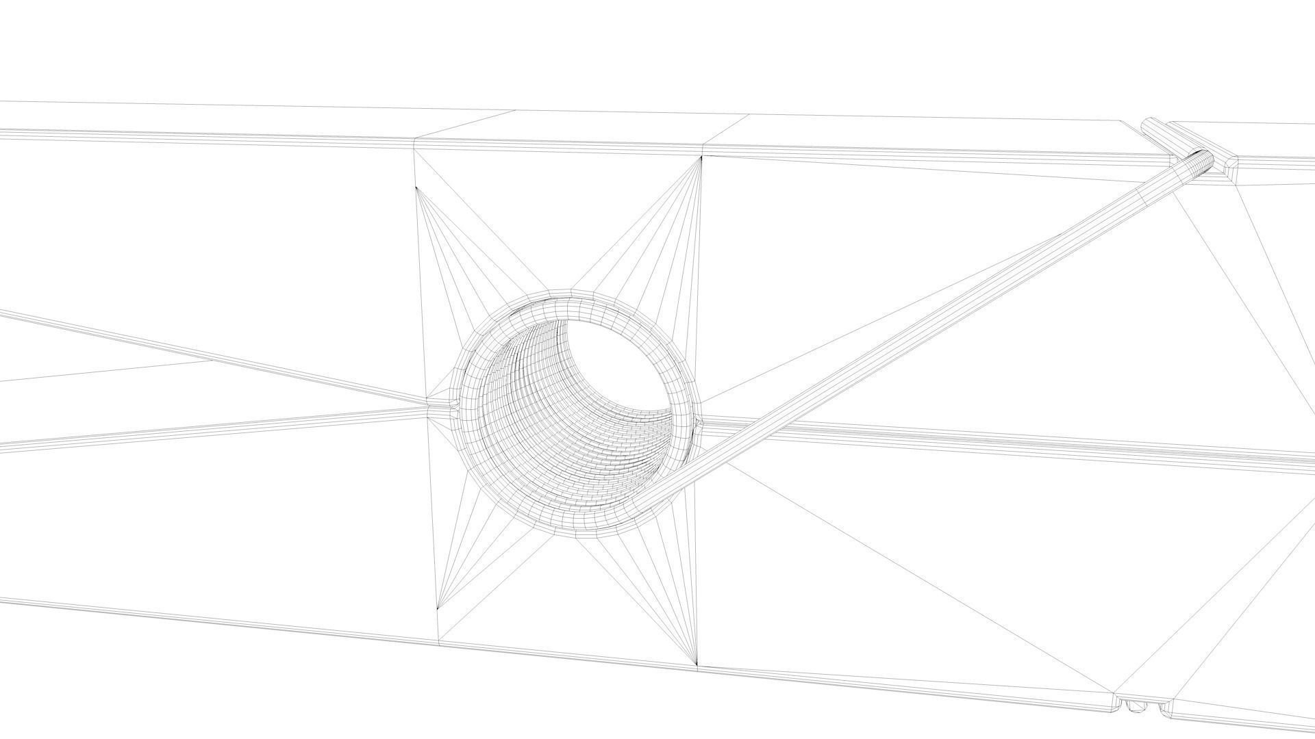 Clothespin wooden clothes peg Free 3D model_3