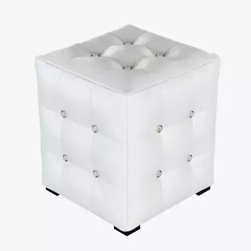 Ottoman with rhinestones