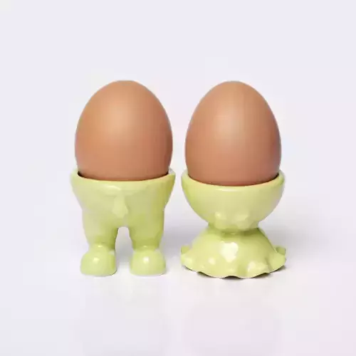 Couple Egg Cups Free 3D print model