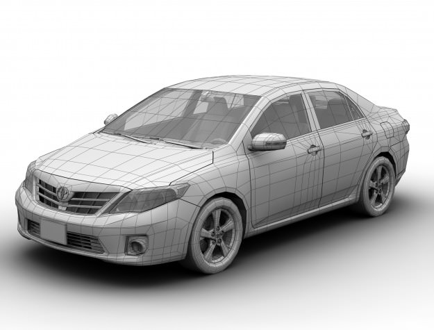 2011 Toyota Corolla 3D model_7