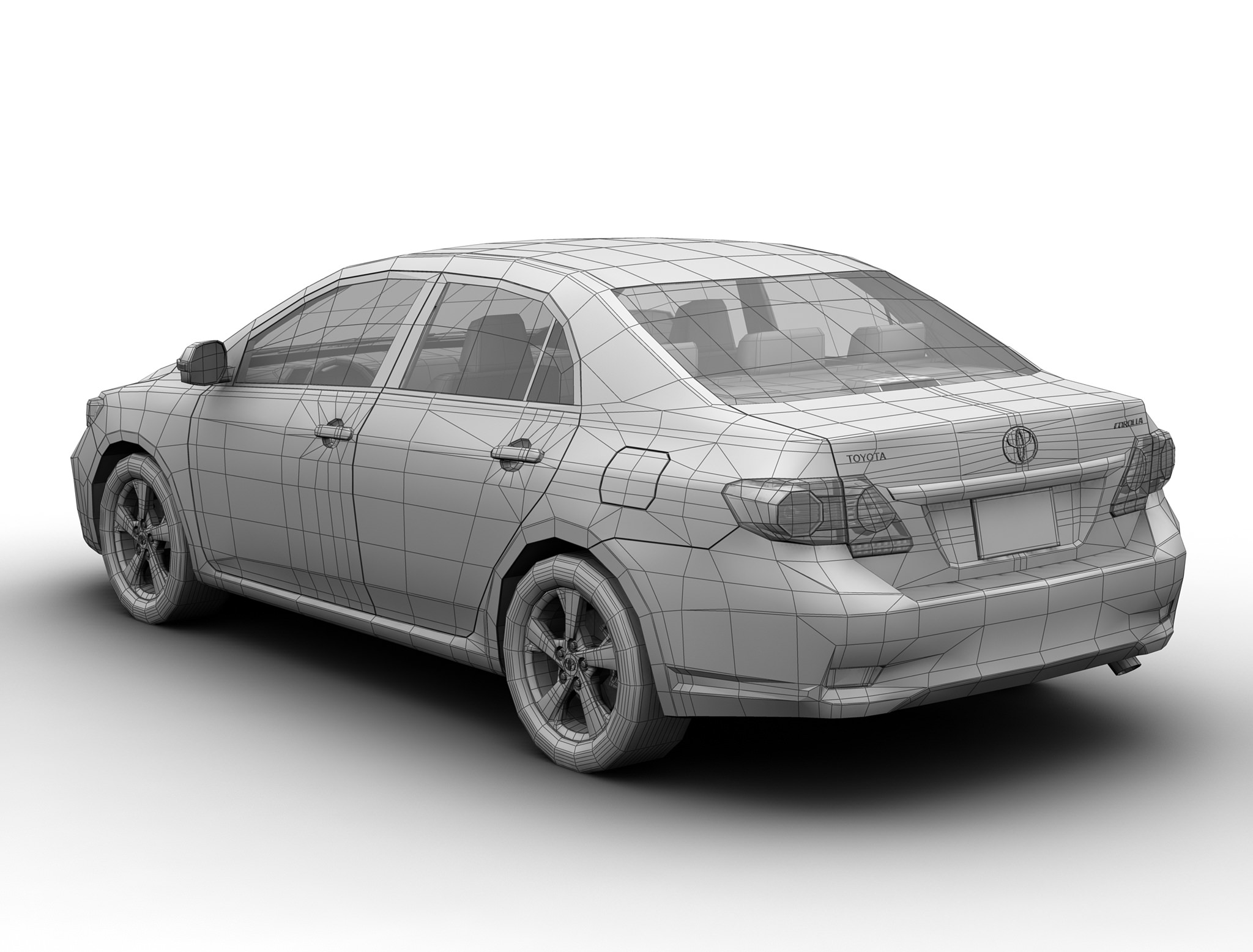 2011 Toyota Corolla 3D model_9