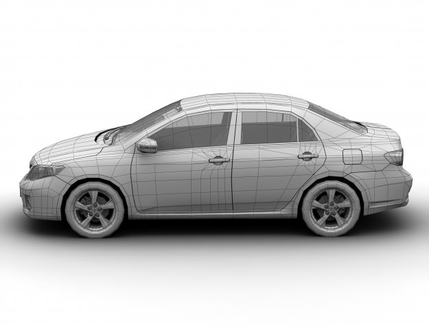 2011 Toyota Corolla 3D model_8
