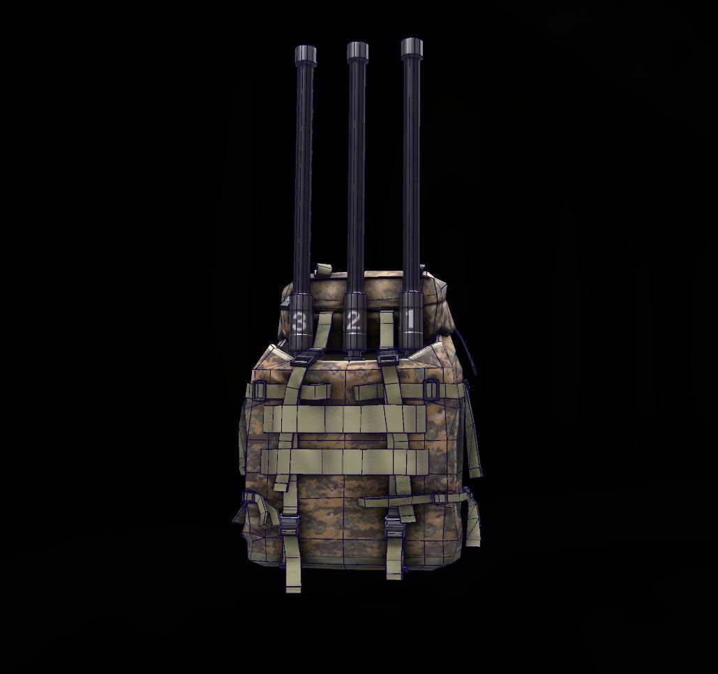 3D model Radar Jammer VR / AR / lowpoly CGTrader