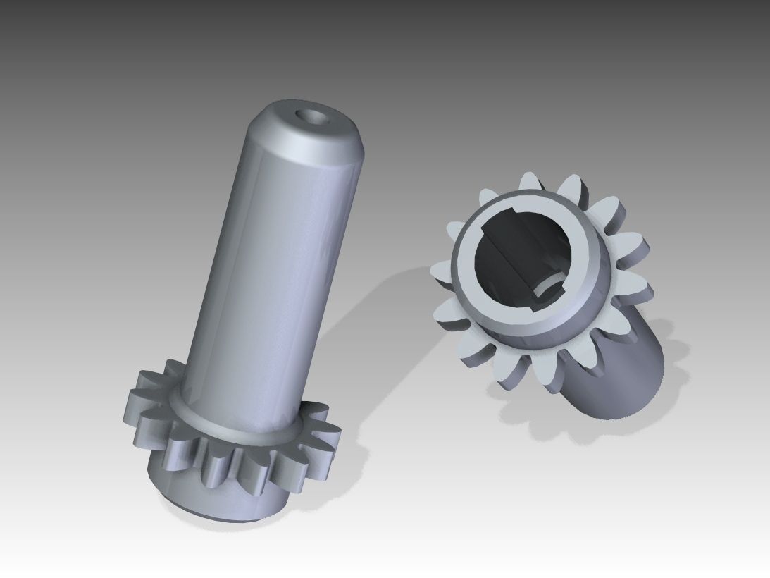 Pasta machine gear Free 3D print model_1