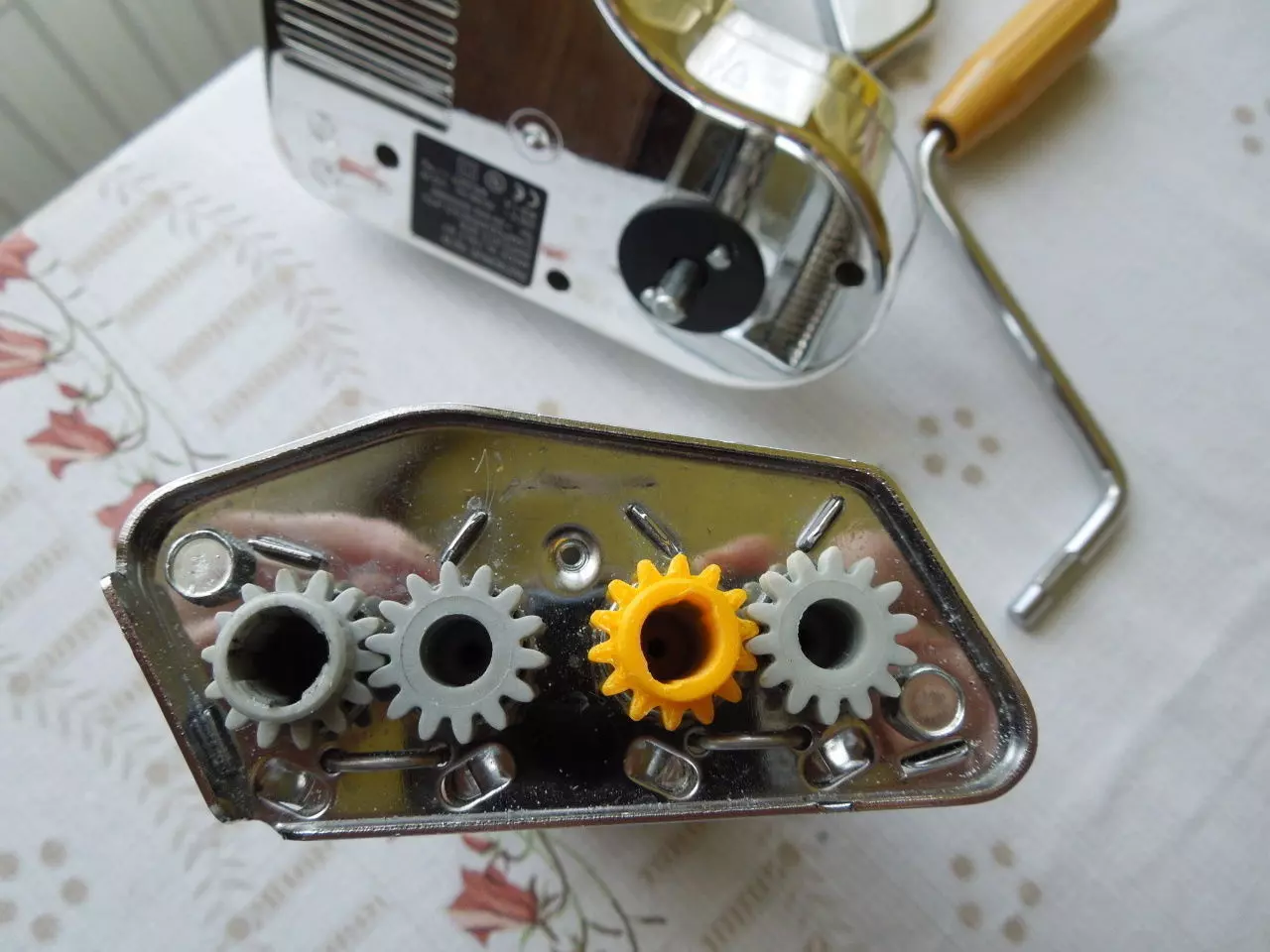 Pasta machine gear Free 3D print model_0