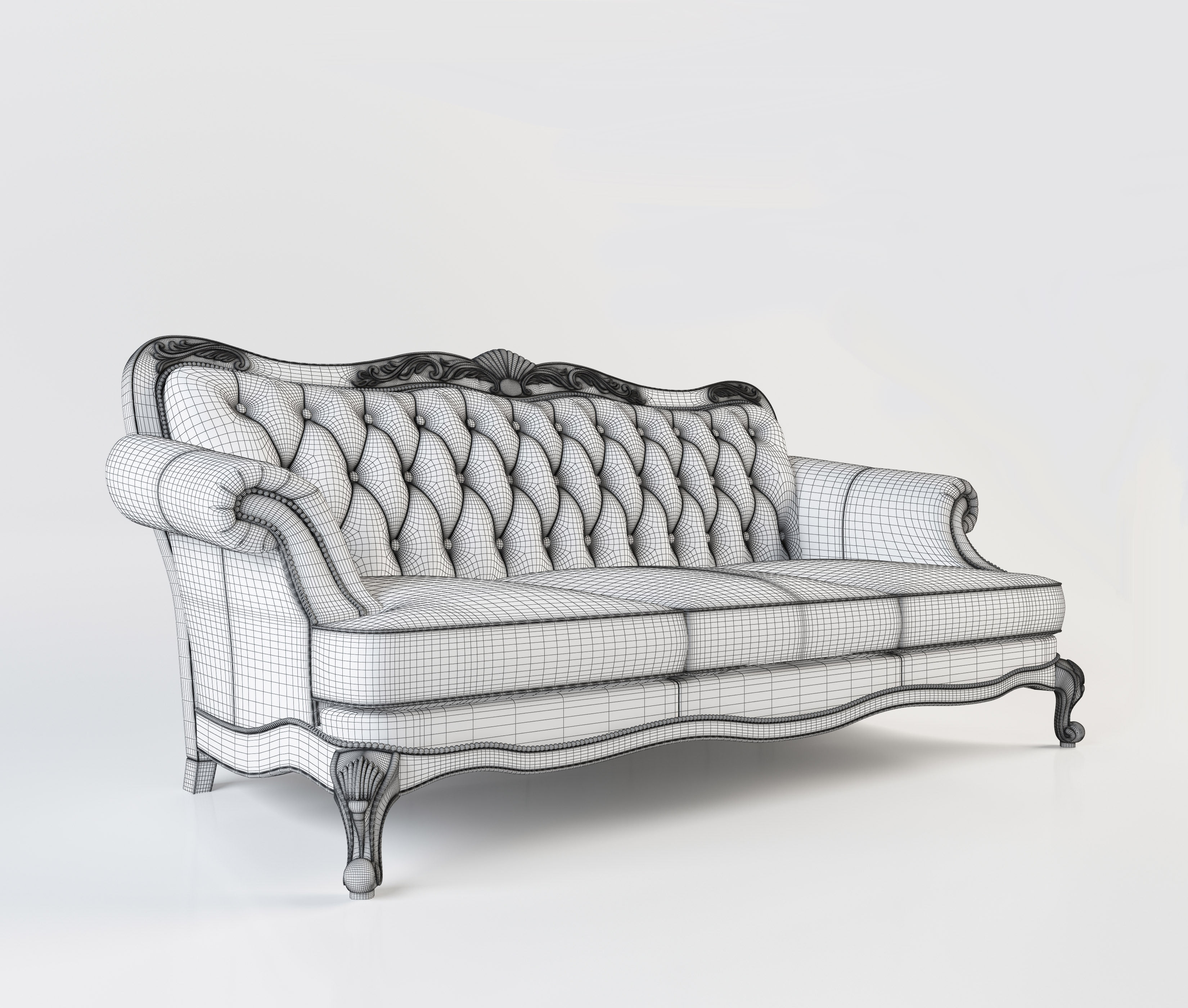 Victoria Sofa by Coaster Home Furnishings 3D model_3