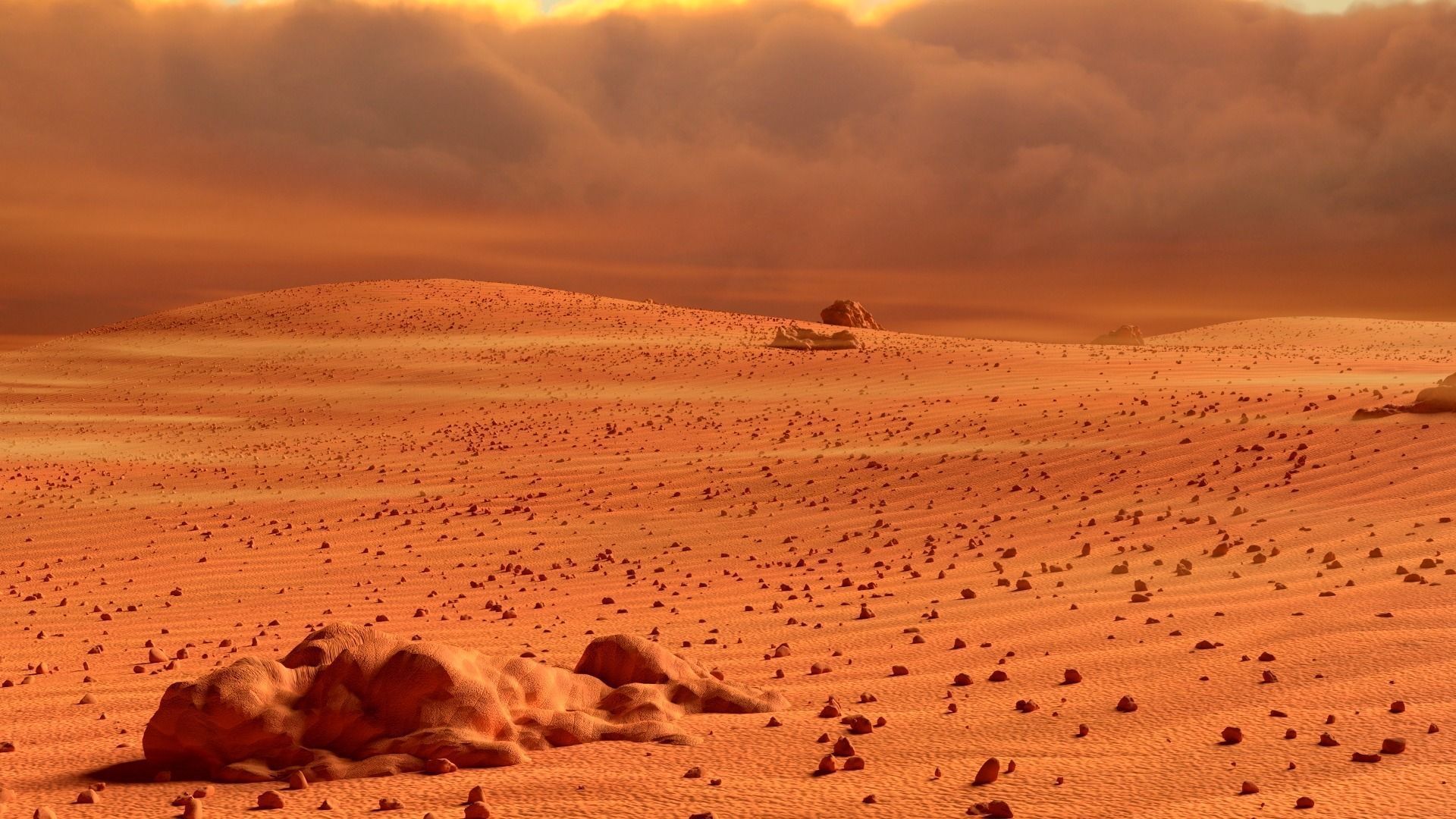 Mars Landscape 3D model_17