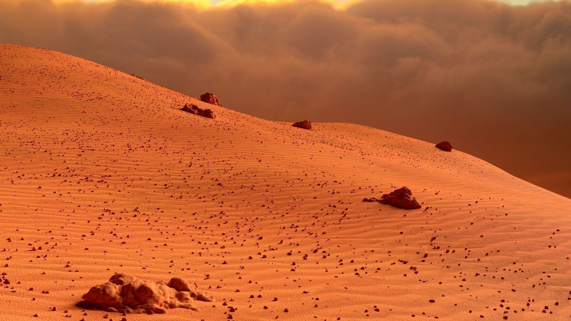 Mars Landscape 3D model_7