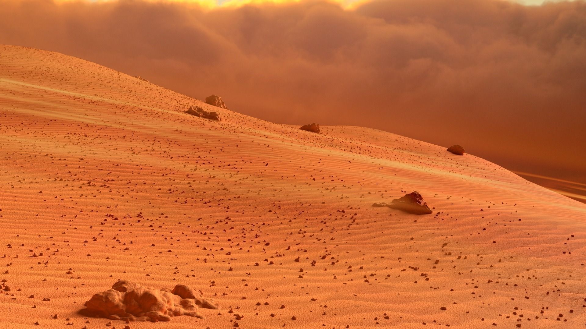 Mars Landscape 3D model_3