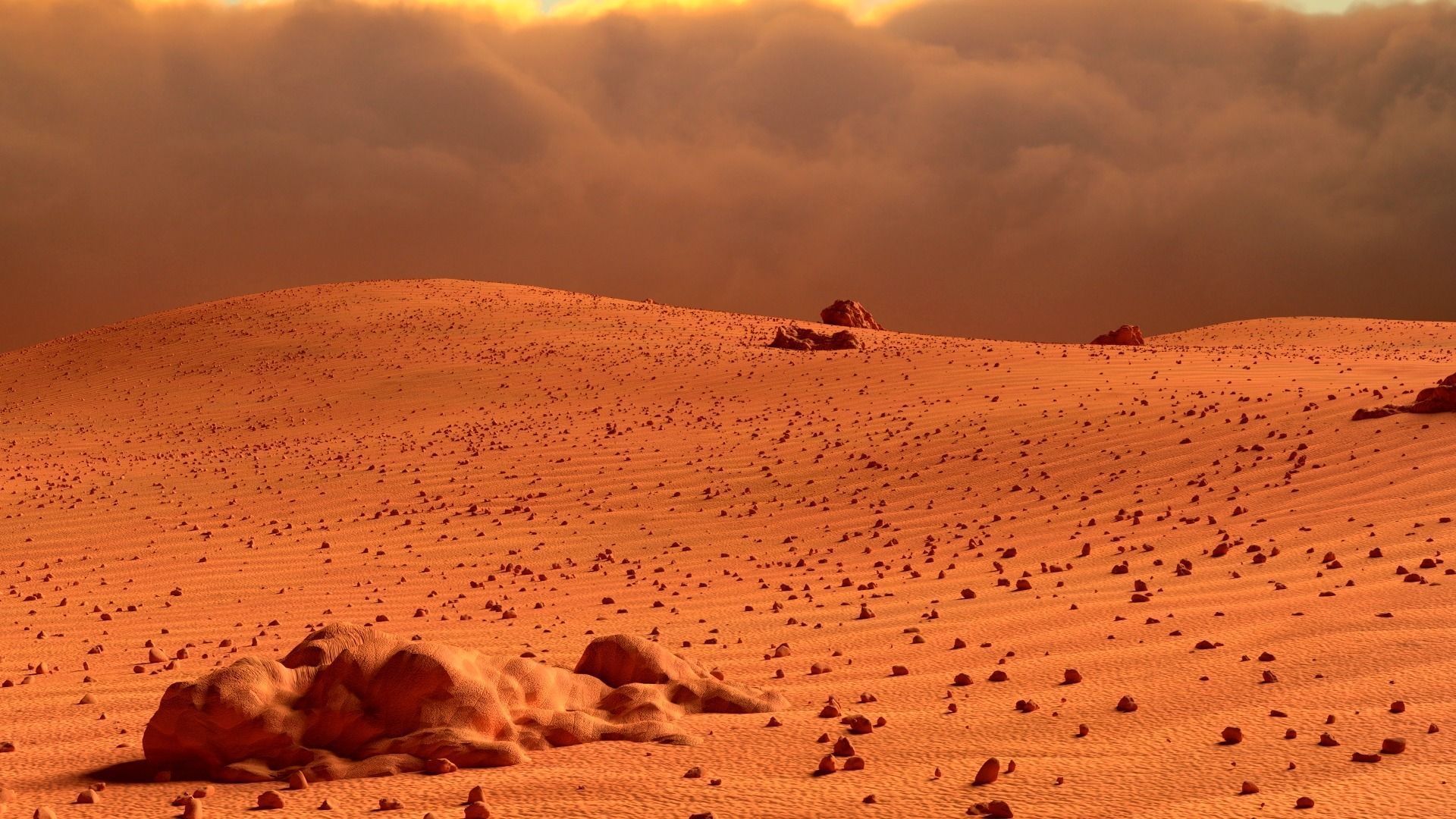 Mars Landscape 3D model_2