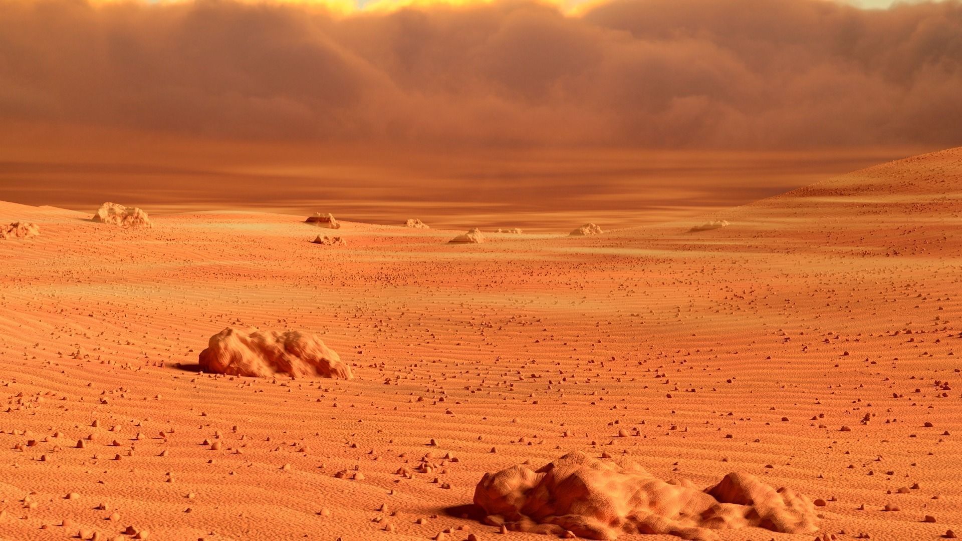 Mars Landscape 3D model_1