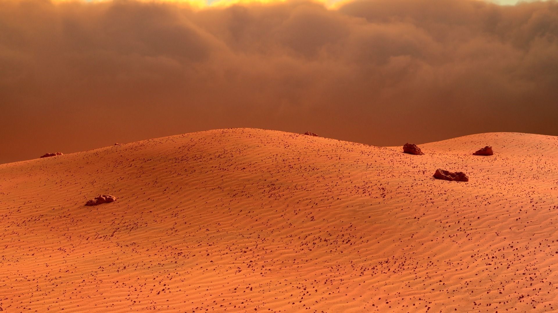Mars Landscape 3D model_4