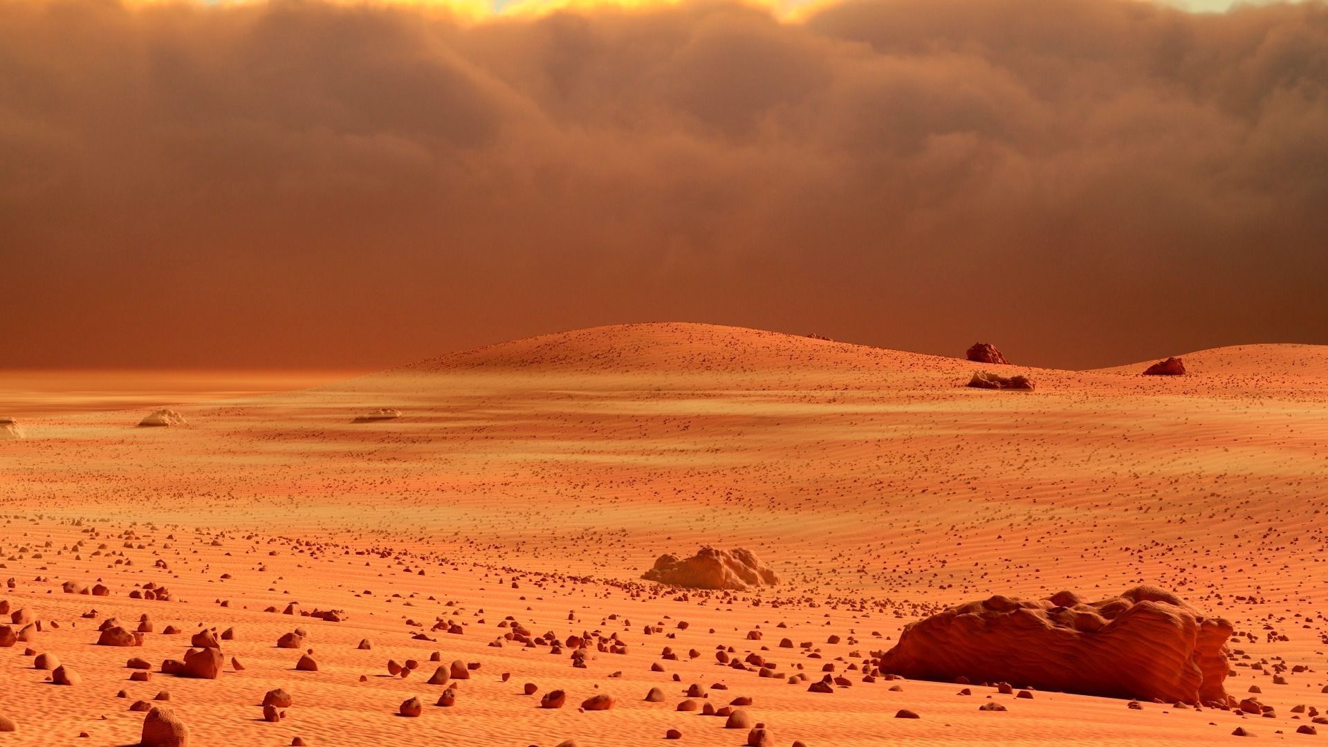 Mars Landscape 3D model_15