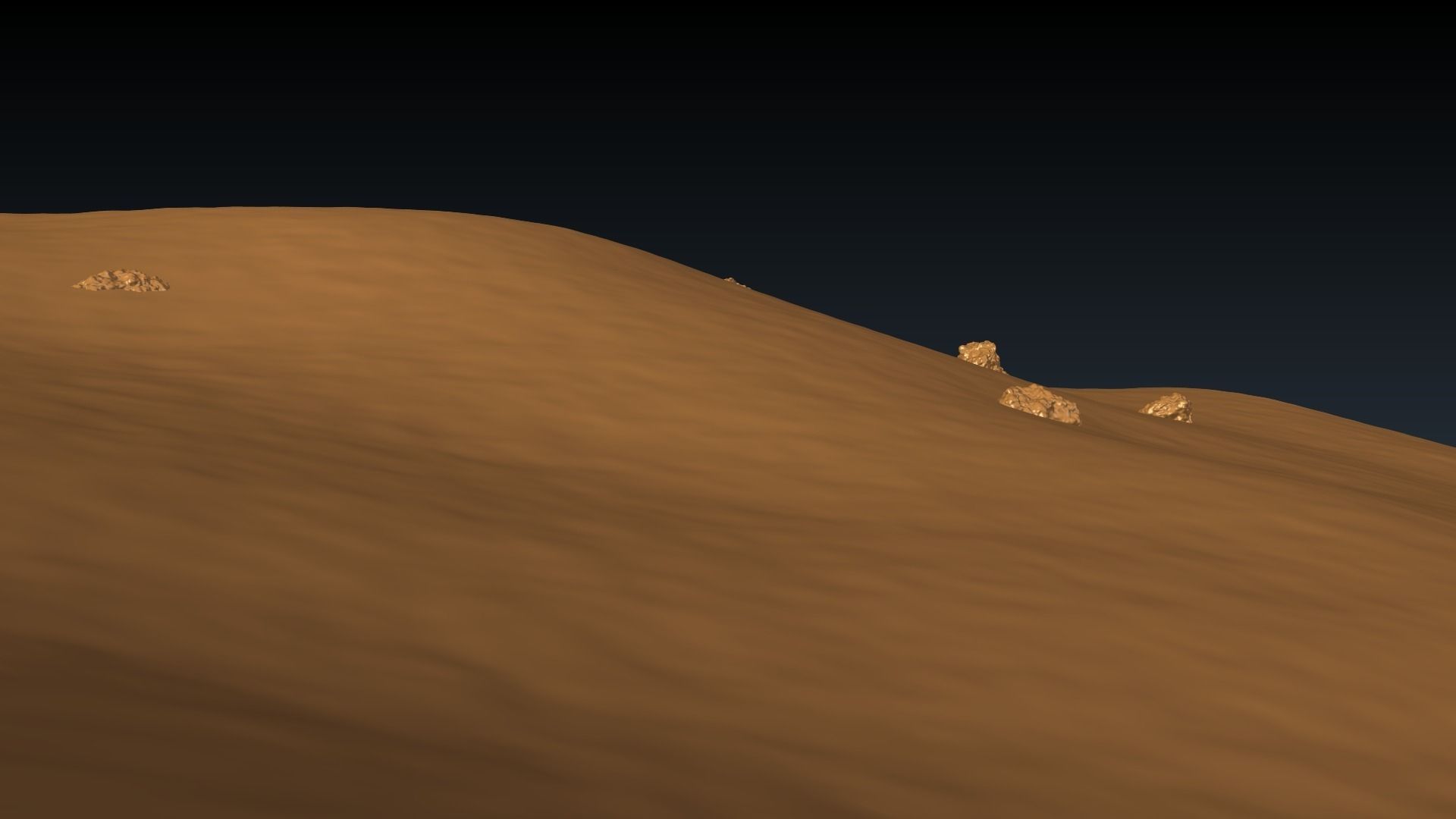 Mars Landscape 3D model_11