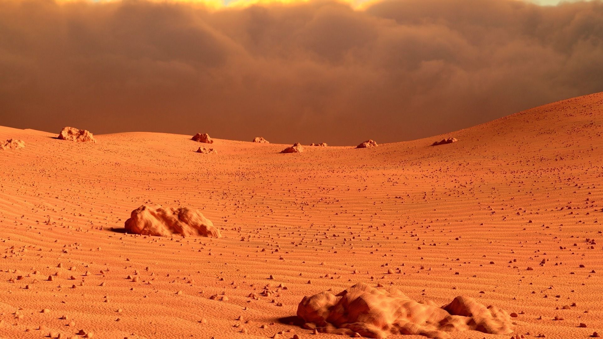 Mars Landscape 3D model_14