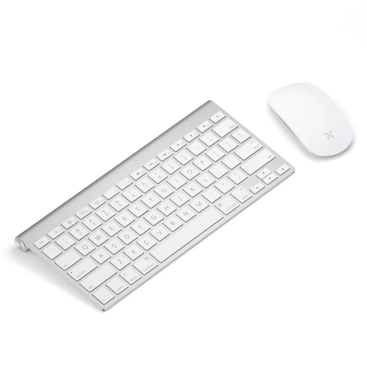 Keyboard with mouse 3D model_0