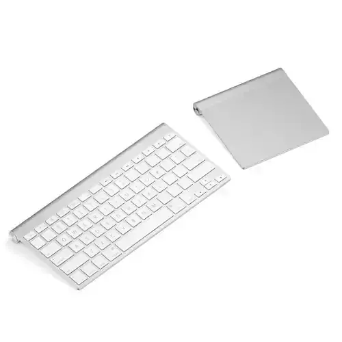 Keyboard with touchpad 3D model