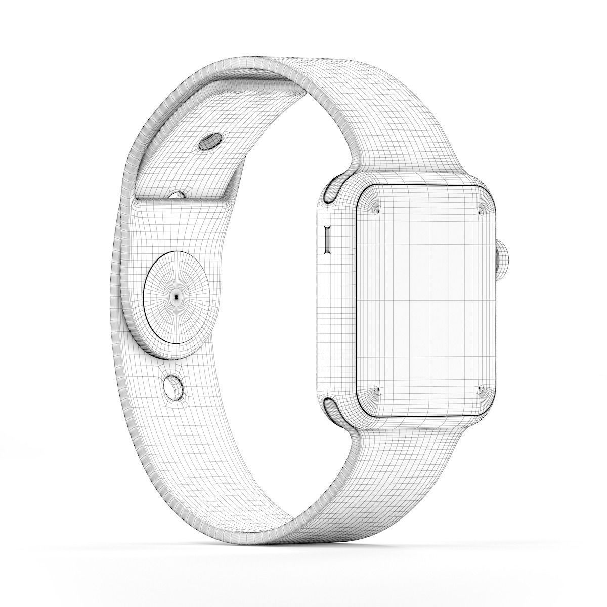 Smartwatch apple watch 3D model_1
