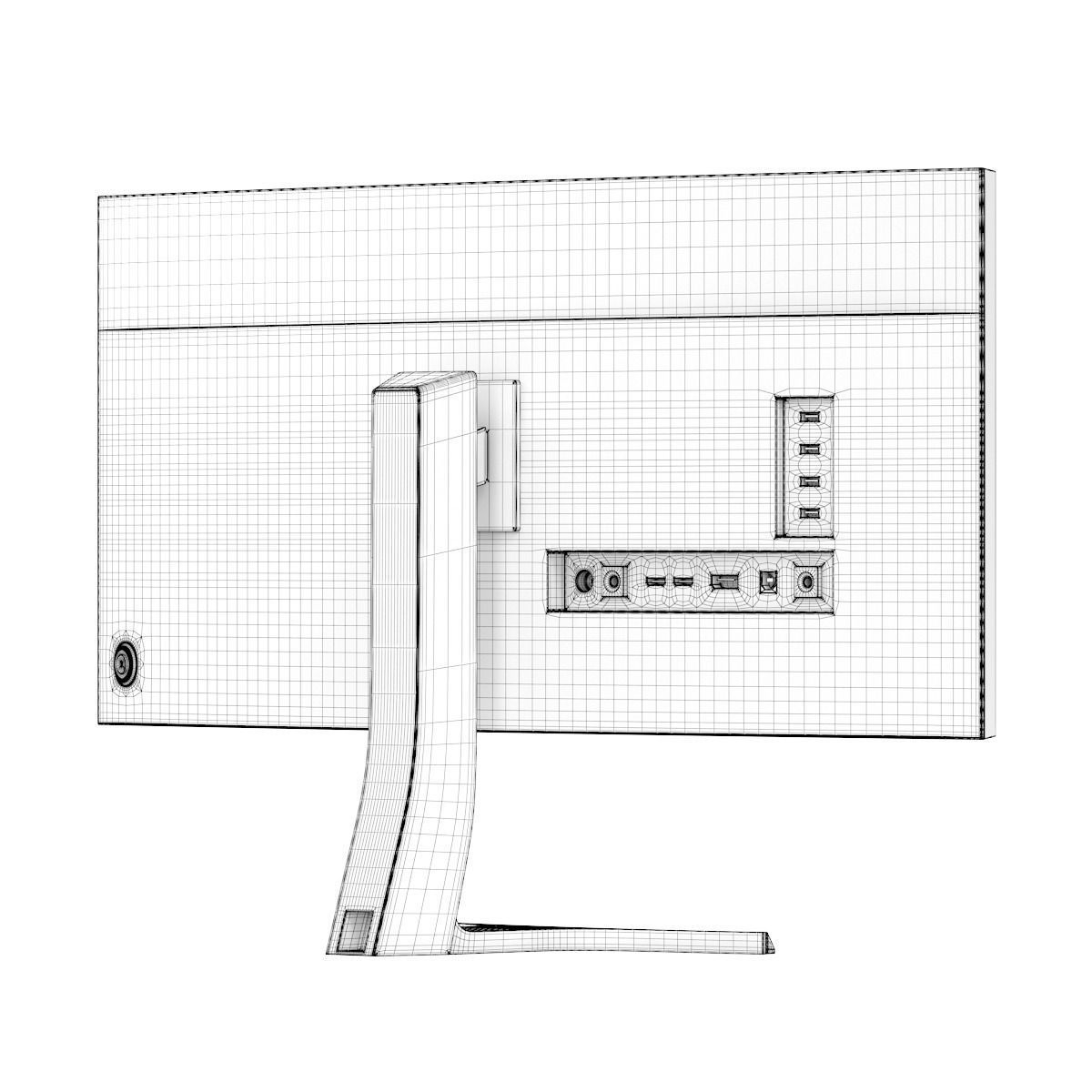 Computer display 3D model_7