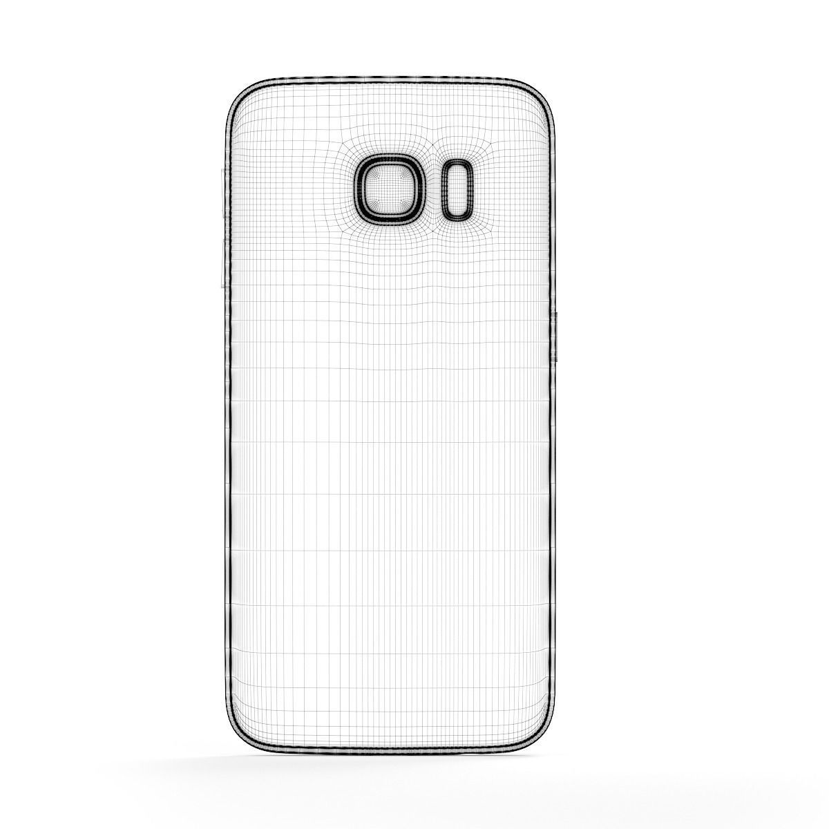 Black smartphone 2 3D model_9