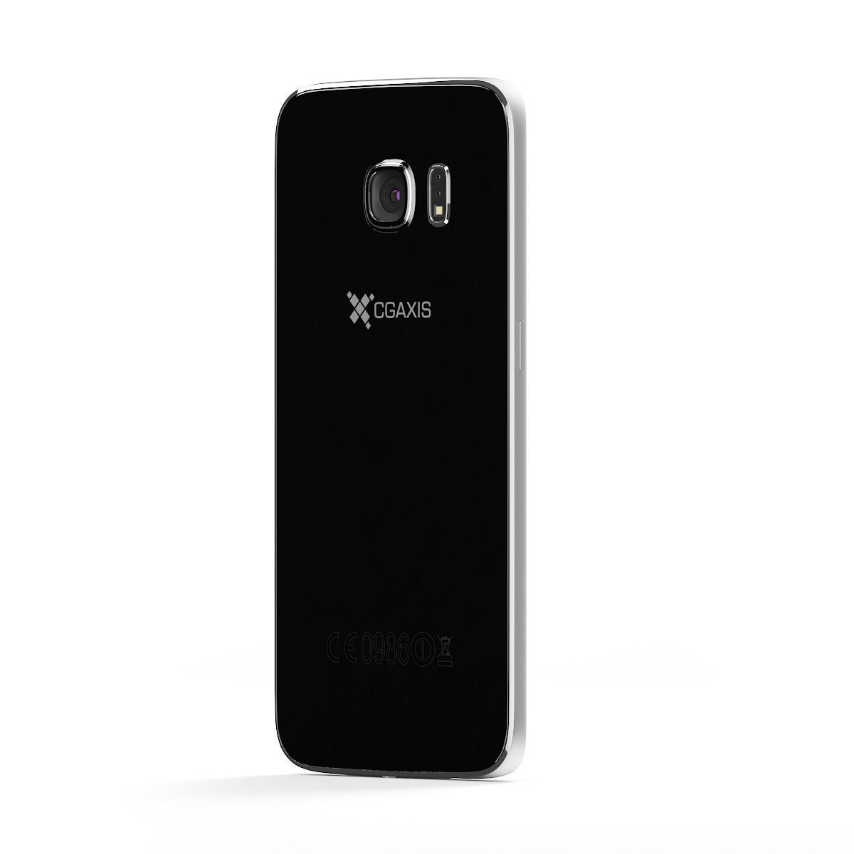 Black smartphone 2 3D model_5