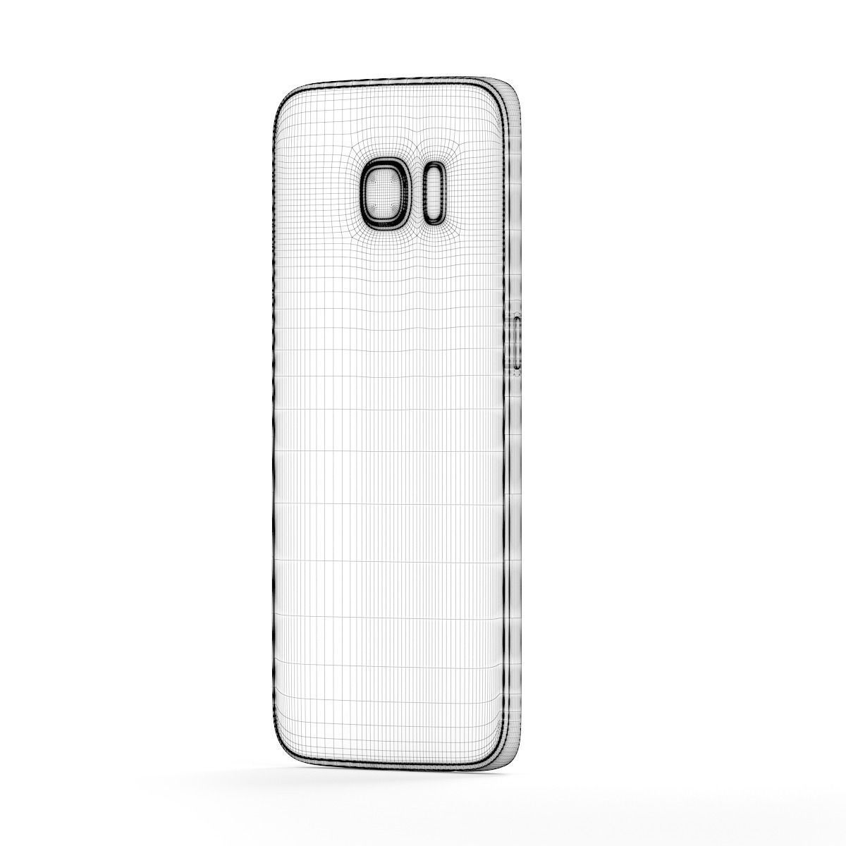 Black smartphone 2 3D model_8