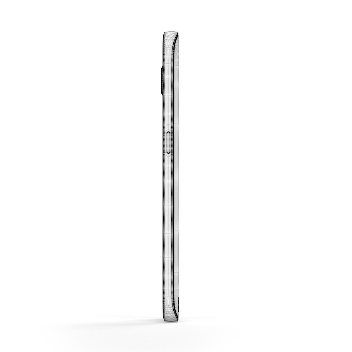 Black smartphone 2 3D model_6