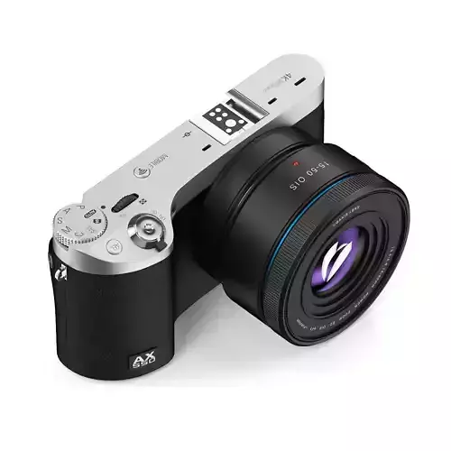 Black digital camera