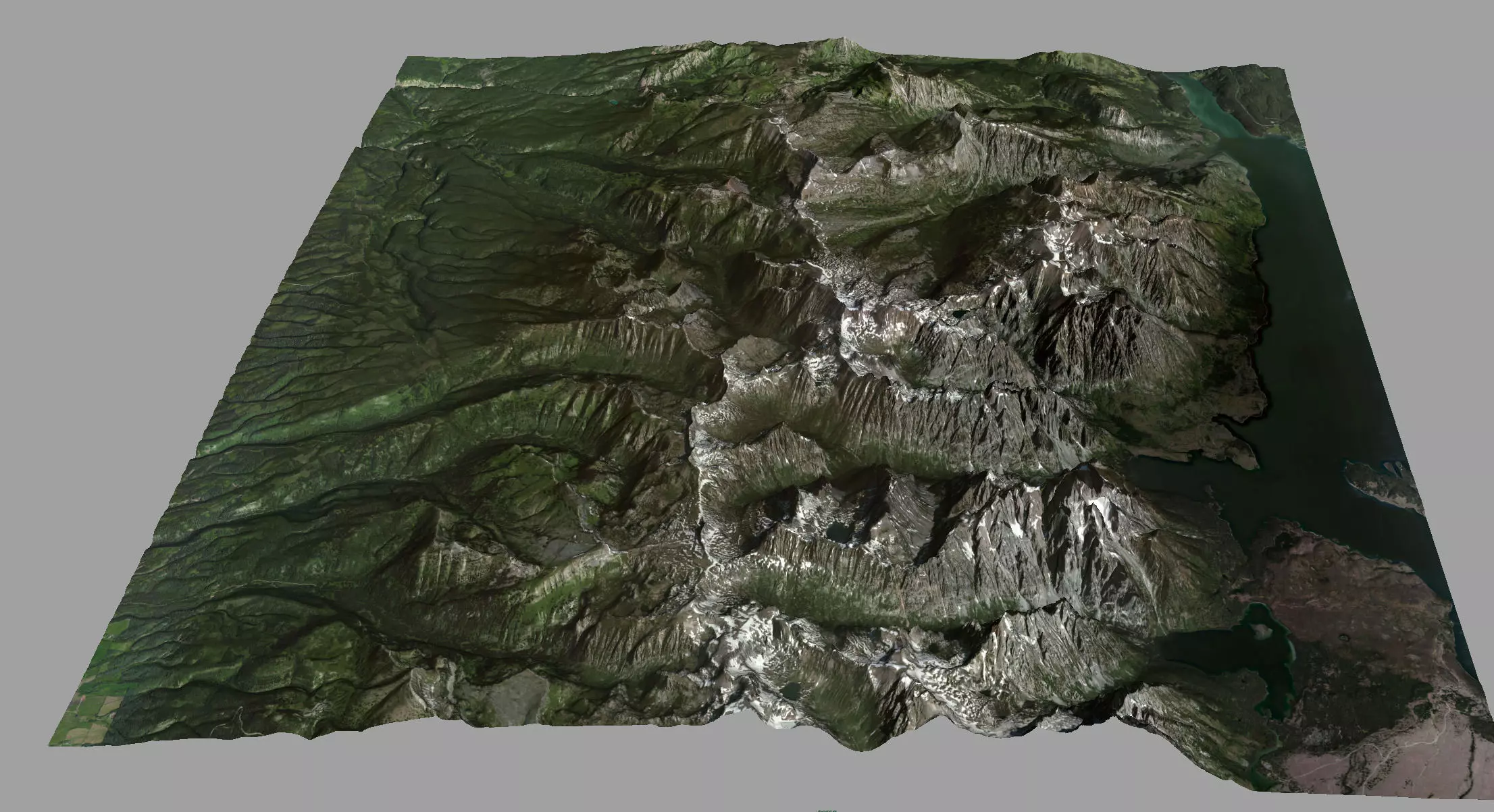 Teton National Park 3D model