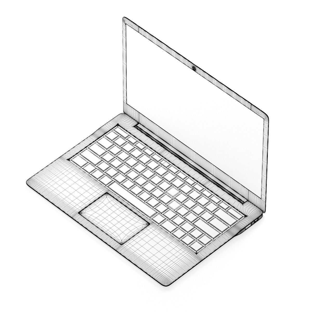 Black notebook 3D model_1